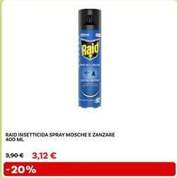 Offerta per Raid - Insetticida Spray Mosche E Zanzare a 3,12€ in Max Factory