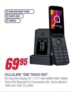Offerta per Tcl - Cellulare "One Touch 403" a 69,95€ in Trony