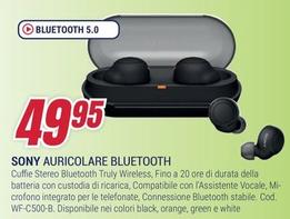 Offerta per Sony - Auricolare Bluetooth a 49,95€ in Trony