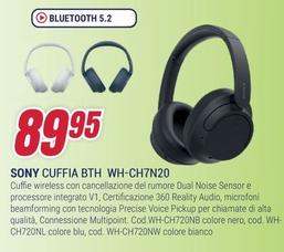 Offerta per Sony - Cuffia Bth WH-CH7N20 a 89,95€ in Trony