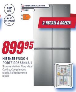Offerta per Hisense - Frigo 4 Porte RQ563N4AI1 a 899,95€ in Trony