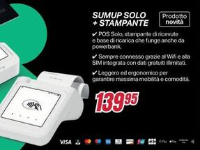 Offerta per Sumup - Solo + Stampante a 139,95€ in Trony