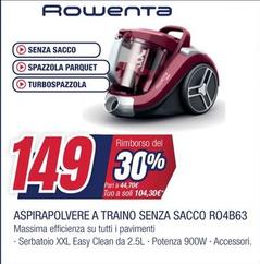 Offerta per Rowenta - Aspirapolvere A Traino Senza Sacco RO4B63 a 149€ in Trony
