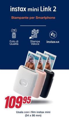Offerta per Fujifilm - Instax Mini Link 2 a 109,95€ in Trony