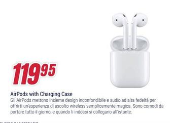Offerta per Apple - Airpods With Charging Case a 119,95€ in Trony
