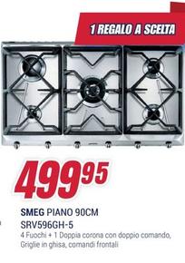 Offerta per Smeg - Piano 90CM SRV596GH-5 a 499,95€ in Trony