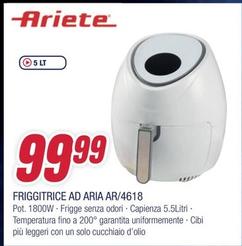 Offerta per Ariete - Friggitrice Ad Aria AR/4618 a 99,99€ in Trony
