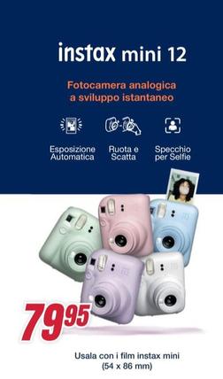 Offerta per Fujifilm - Instax Mini 12 a 79,95€ in Trony