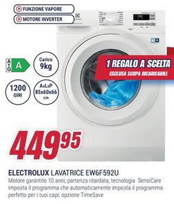 Offerta per Electrolux - Lavatrice EW6F592U a 449,95€ in Trony