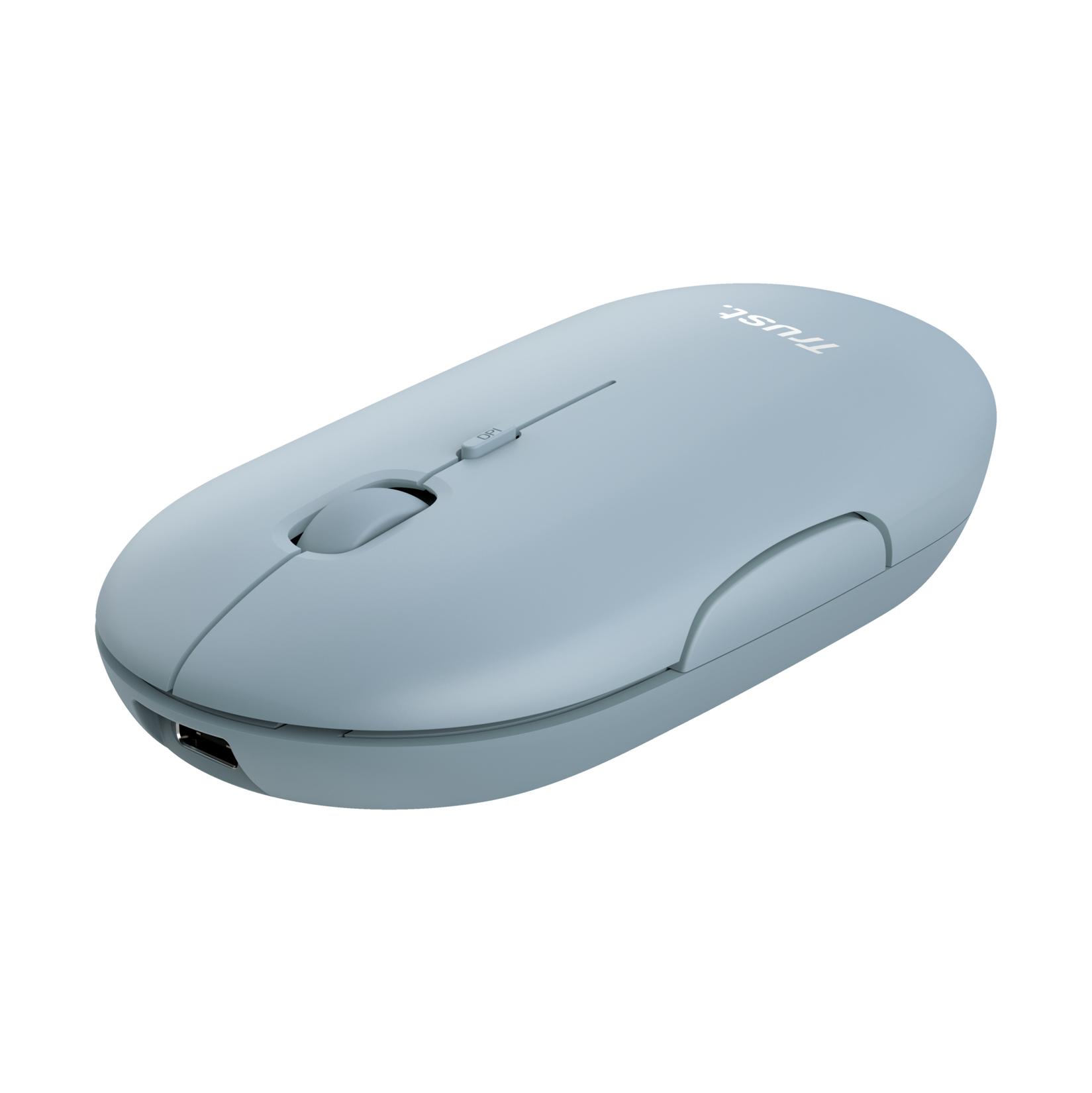 Offerta per Trust - Puck mouse Ambidestro RF senza fili + Bluetooth 1600 DPI a 14,95€ in Trony