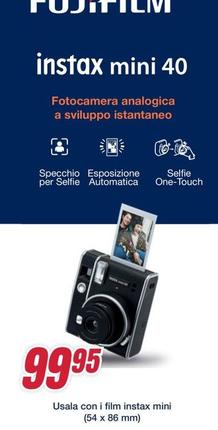Offerta per Fujifilm - Instax Mini 40 a 99,95€ in Trony