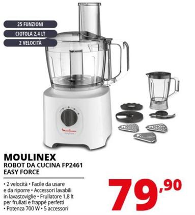Offerta per Moulinex - Robot Da Cucina FP2461 Easy Force a 79,9€ in Comet