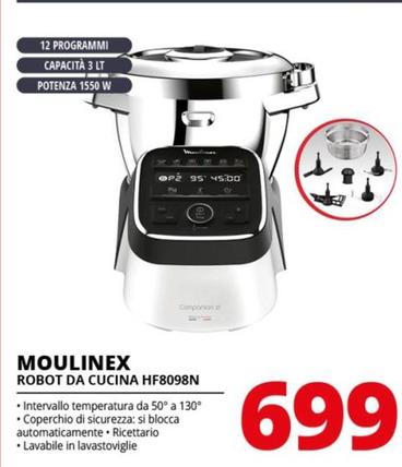 Offerta per Moulinex - Robot Da Cucina HF8098N a 699€ in Comet