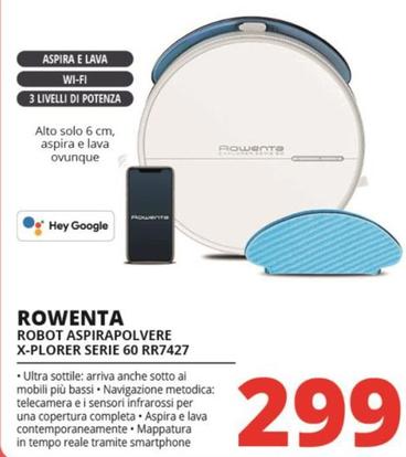 Offerta per Rowenta - Robot Aspirapolvere X-Plorer Serie 60 RR7427  a 299€ in Comet
