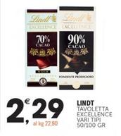 Offerta per Lindt - Tavoletta Excellence a 2,29€ in Crai