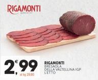 Offerta per Rigamonti - Bresaola Della Valtellina IGP a 2,99€ in Crai