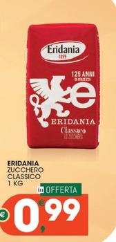 Offerta per Eridania - Zucchero Classico a 0,99€ in Crai