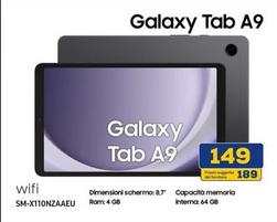 Offerta per Samsung - Galaxy Tab A9 SM-X110NZAAEU a 149€ in Euronics