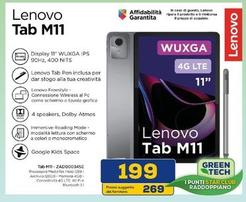 Offerta per Lenovo - Tab M11 ZADB0D34SE a 199€ in Euronics