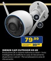 Offerta per Ezviz - INE828 Cam Outdoor H3 2K a 79,99€ in Euronics