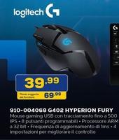 Offerta per Logitech - 910-004068 G402 Hyperion Fury a 39,99€ in Euronics