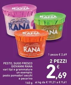 Offerta per  Giovanni Rana - Pesto Sugo Fresco  a 2,69€ in Spazio Conad