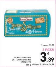 Offerta per Latteria Soresina - Burro Soresina a 3,39€ in Spazio Conad