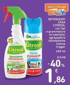 Offerta per Citrosil - Detergenti Casa a 1,86€ in Spazio Conad
