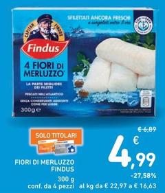 Offerta per  Findus - Fiori Di Merluzzo  a 4,99€ in Spazio Conad