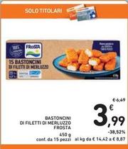 Offerta per  Frosta - Bastoncini Di Filetti Di Merluzzo  a 3,99€ in Spazio Conad