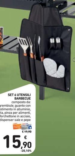 Offerta per Set 6 Utensili Barbecue a 15,9€ in Spazio Conad