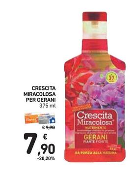 Offerta per Crescita Miracolosa - Per Gerani a 7,9€ in Spazio Conad