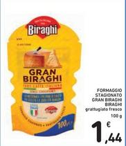 Offerta per Biraghi - Formaggio Stagionato Gran Biraghi a 1,44€ in Spazio Conad