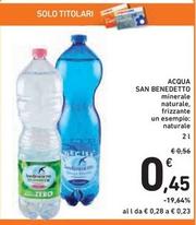 Offerta per San Benedetto - Acqua Minerale Naturale a 0,45€ in Spazio Conad