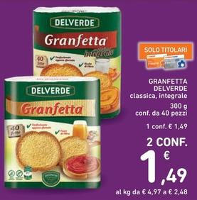 Offerta per Delverde - Granfetta a 1,49€ in Spazio Conad