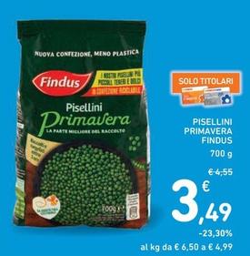 Offerta per Findus - Pisellini Primavera a 3,49€ in Spazio Conad