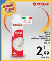Offerta per Conad - Panna a 2,99€ in Spazio Conad