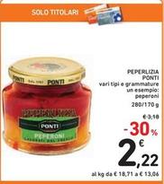 Offerta per Ponti - Peperlizia Peperoni a 2,22€ in Spazio Conad
