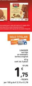 Offerta per Loacker - Tortina Original a 1,75€ in Spazio Conad