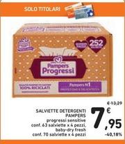 Offerta per Pampers - Salviette Detergenti a 7,95€ in Spazio Conad