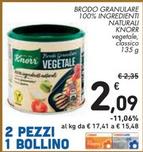 Offerta per Knorr - Brodo Granulare 100% Ingredienti Naturali a 2,09€ in Spazio Conad