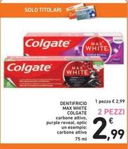 Offerta per Colgate - Dentifricio Max White a 2,99€ in Spazio Conad