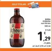 Offerta per Ichnusa - Birra Non Filtrata a 1,29€ in Spazio Conad