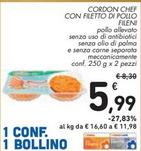 Offerta per Fileni - Cordon Chef Con Filetto Di Pollo a 5,99€ in Spazio Conad