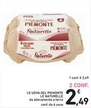 Offerta per Le Naturelle - Le Uova Del Piemonte a 2,49€ in Spazio Conad