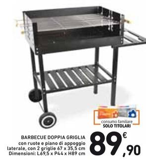 Offerta per Barbecue Doppia Griglia a 89,9€ in Spazio Conad