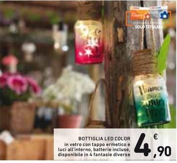 Offerta per Bottiglia Led Color a 4,9€ in Spazio Conad