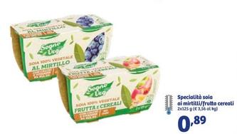 Offerta per Sogno Veg - Specialità Soia Ai Mirtilli/Frutta Cereali a 0,89€ in IN'S