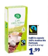 Offerta per Bio - Caffè In Capsule 100% Arabica Fairtrade a 1,99€ in IN'S