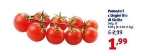 Offerta per Pomodori Ciliegini Bio Di Sicilia a 1,99€ in IN'S